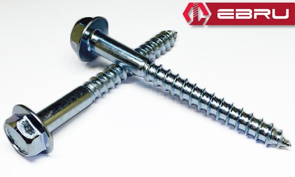 Flanged lag screw