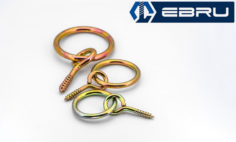 Ring screw eye