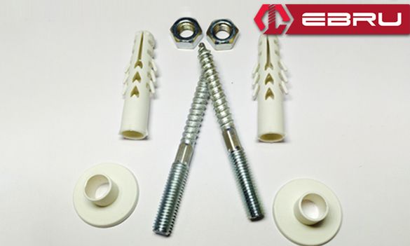 Washbasin fixing kit